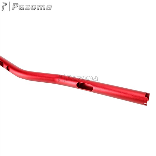 1" 25mm Red Billet Tracker Motorcycle Handlebar For Harley Sportster XL883 1200 - Picture 4 of 10