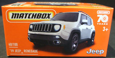 Matchbox 2019 Jeep Renegade SUV Mattel diecast ~ S scale 1/64 UNOPENED BOX