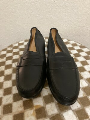 ORIGINAL MADE IN USA FOOTJOY BLACK LEATHER PENNY LOAFER  display picture 2