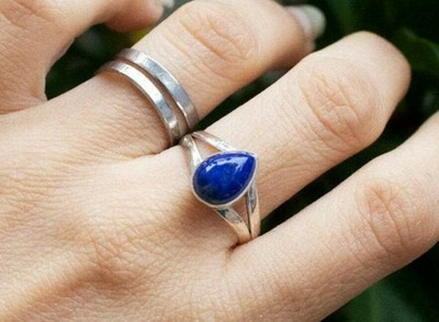 Lapis Lazuli Ring 925 Sterling Silver Ring Handmade Ring All Size DM-408 Lapis Lazuli Ring 925 Sterling Silver Ring Handmade Ring All Size DM-408