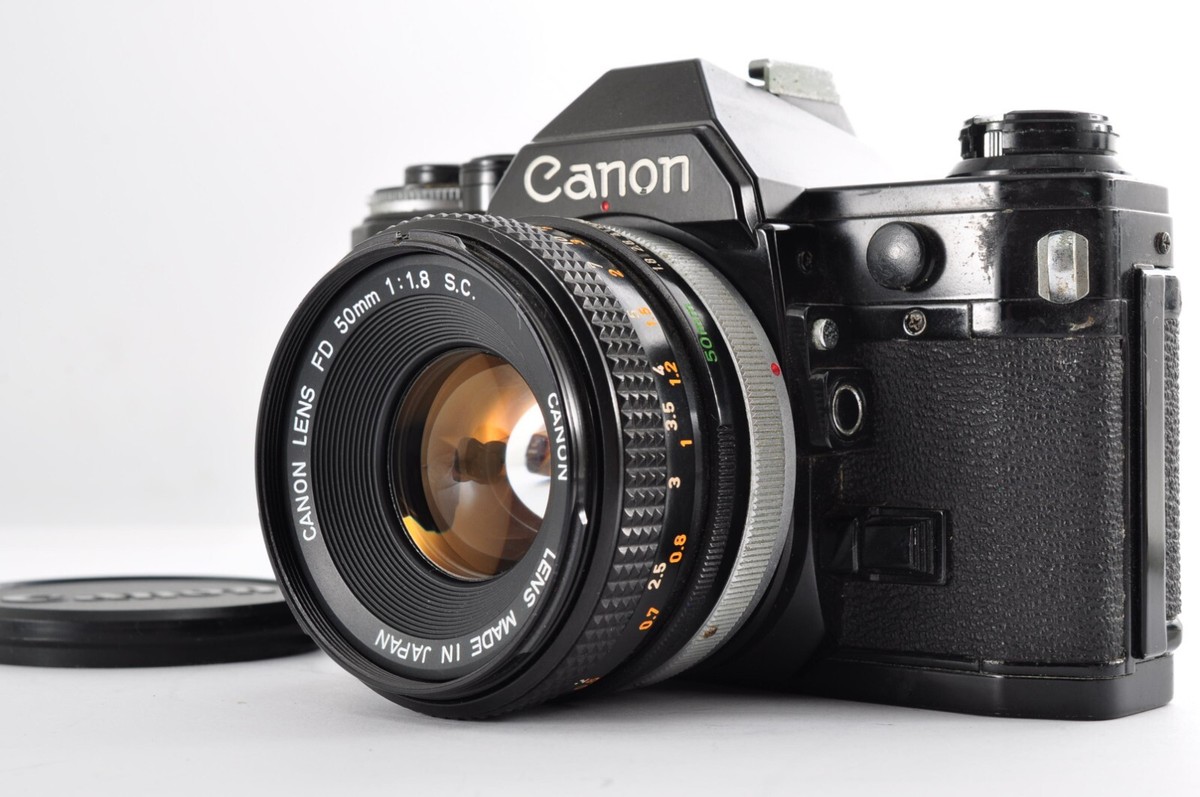 キャノンAE-1programブラック FD 50mm F1.8 Canon AE-1 PROGRAM ブラック / NEW FD 50mm F1.8