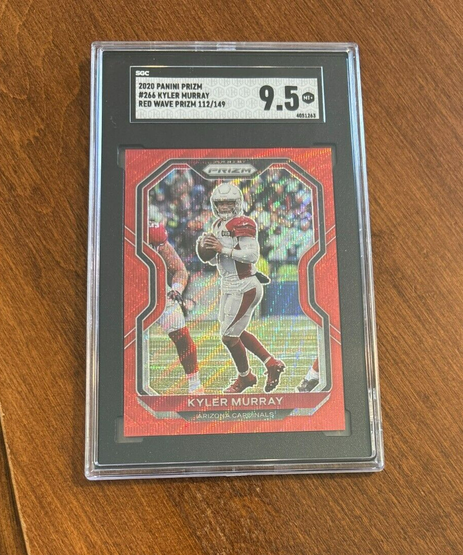 Kyler Murray 2020 Prizm Red Wave #266 Arizona Cardinals Oklahoma /149 SGC 9.5