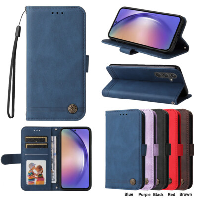 Magnetic Leather Flip Card Wallet Case For Samsung Galaxy A56 A17 A07 A35 A26A16