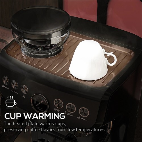 Espresso Machine | Integrated Bean Grinder & Steam Wand | 2L Water Tank - Picture 5 of 6