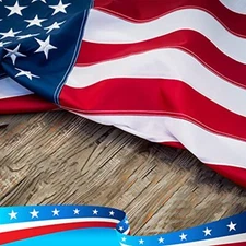 American US Flag 300D Heavy Duty Nylon 3x5 4x6 2.5x4 2x3ft  Embroidered USA Flag