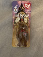 McDONALDS TY BEANIE BABY BRITANNIA THE BEAR RARE WITH 2 TAG ERRORS 1993 OAKBROOK