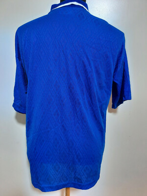 vtg Manchester United 90's blue jersey shirt Umbro L / XL vtg Manchester United 90's blue jersey shirt Umbro L / XL