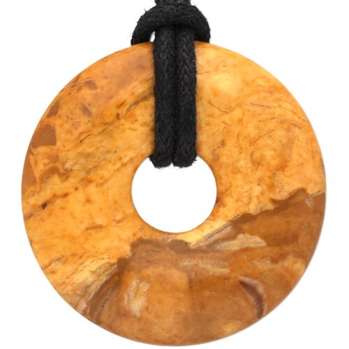 Edelstein Donut Anhänger Ø 30 mm PI Stein große Auswahl Pi Stein Donutstein - Bild 24 von 81