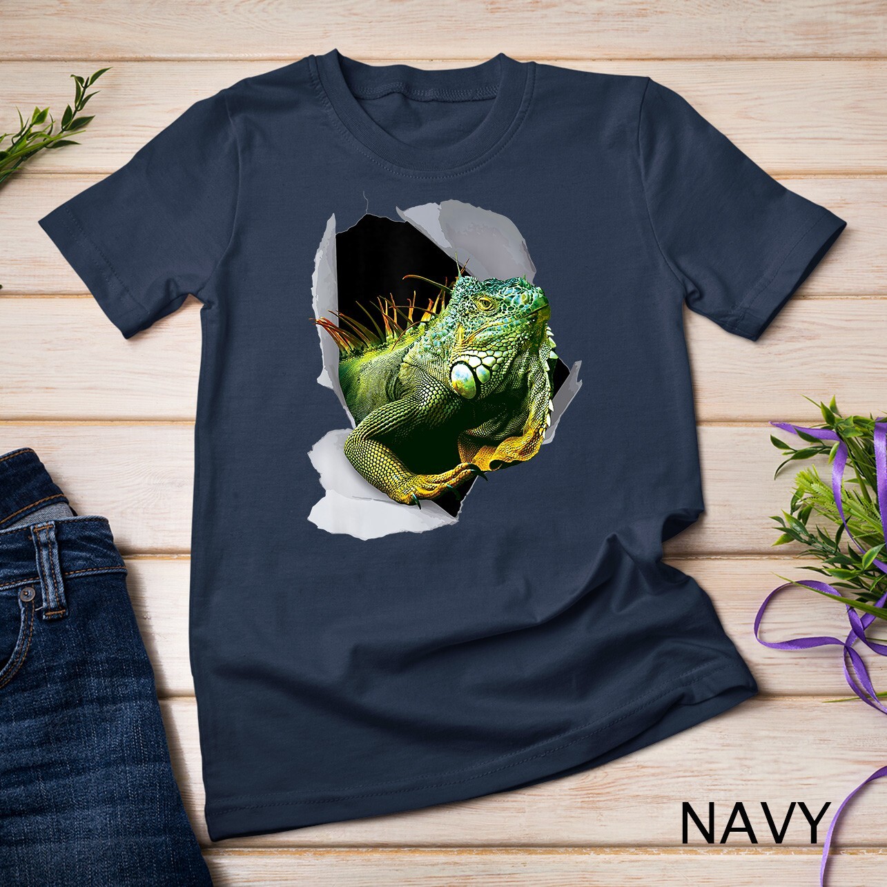 Iguana Tshirt, Funny Lizard Tshirt, Reptile Lover Unisex T-shirt