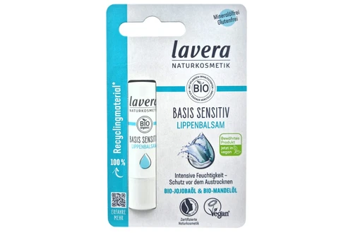 4/8/12 Genuine Lavera Sensitive lip balmorganic cosmetics TRACKEDFROM GERMANY