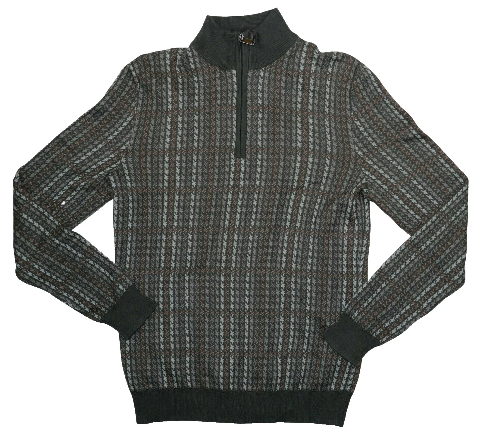 Tasso Elba Men's Cotton 1/2 Zip Features