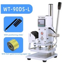 Embossing Machine,Hot Foil Stamping Machine Leather Stamp Emboss Press Tool 220V