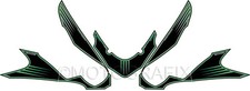 Kawasaki zzr1400 2012 - 2020 Front Fairing Number Board Motografix Gel Protector