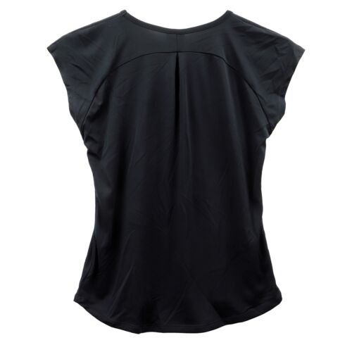 Adidas Girl's "Three Stripe Life" Graphic Active Tee, Small (7/8), Black - Picture 3 of 3