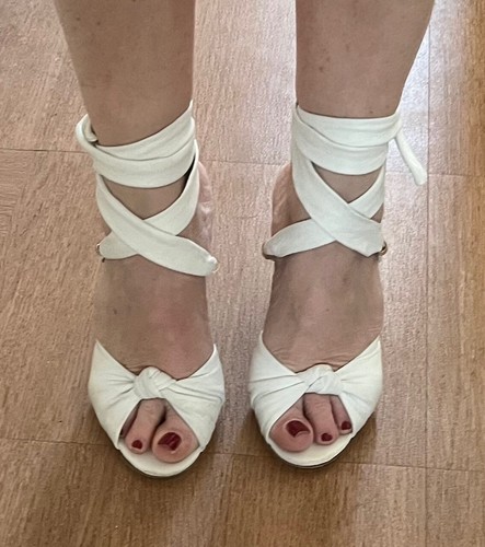 Chloé, Chaussures blanches à talons Chloé, taille 37
