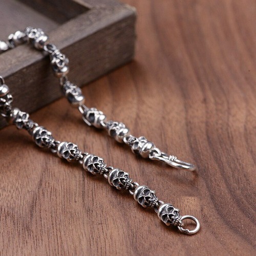 Retro 925 Sterling Silver Men Chain Viking Style 50cm Stackable Skull Necklace Ebay Retro 925 Sterling Silver Men Chain Viking Style 50cm Stackable Skull Necklace Ebay