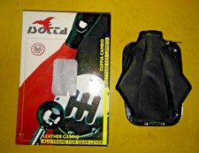 Soufflet de levier de vitesse cuir noir et cadre alu ISOTTA pour RENAULT Clio I