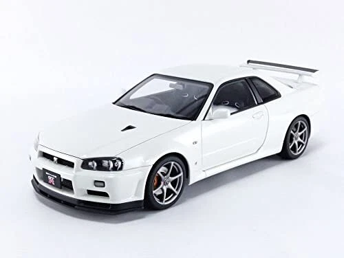AUTOart Mercedes 1/18 Nissan Skyline GT-R V Spec II White Pearl