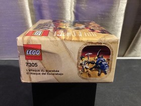 Lego Pharaoh's Quest Scarab Attack 7305 Blue Beetle Gold pickaxe campfire 2011
