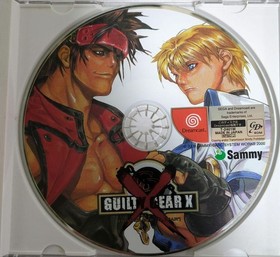 Dreamcast GUILTY GEAR X First Edition 2D Fighting Game, Sticker & Manual
