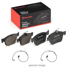 Brembo Rear Brake Pads and Wear Sensors fits Audi Q8 Bentley Bentayga