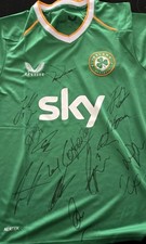 Ireland Football Squad Signed Shirt Including Troy Parrott
