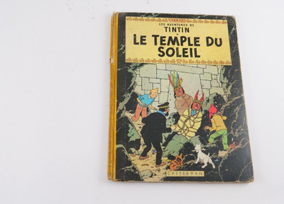 BD Tintin Der Tempel Der Sonne Hergé Ausgabe B13 Von 1955