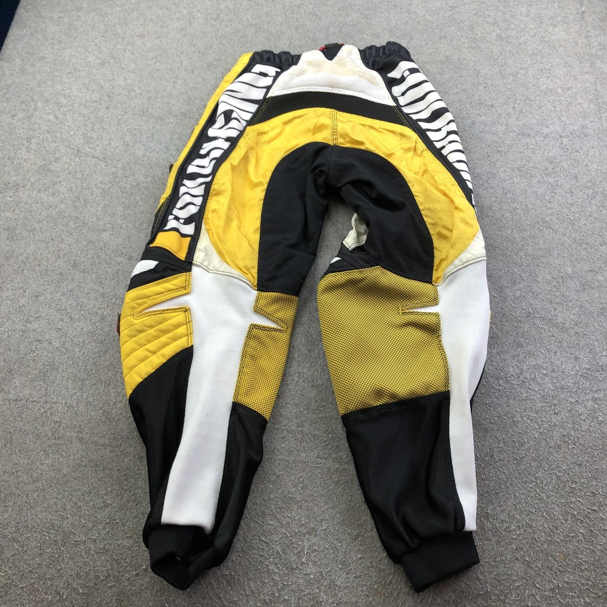 FOX バイクパンツ サイズ30 ブラック/イエロー Fox Racing Pants Mens Small 30 Yellow 360 Motocross MX Off Road