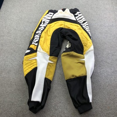 Fox Racing Pants Mens Small 30 Yellow 360 Motocross MX Off Road