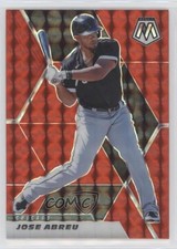 2021 Panini Mosaic Red Mosaic Prizm Jose Abreu #77 4k8