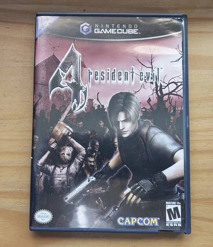 Nintendo Gamecube Resident Evil 4 w/manual & both discs