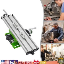 Cross Slide Drill Press Bench Axis Mill Machine Work Table Compound Vise Vice