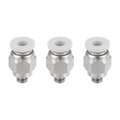 3Pcs Pneumatic Fitting, PC4-M5 Push to Connect Pneumatic Tube Fittings, 4mm Tube