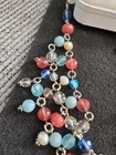 Carolee Beaded Necklace - Hook Clasp Beautiful Bead Necklace Pink & Blue — photo 6