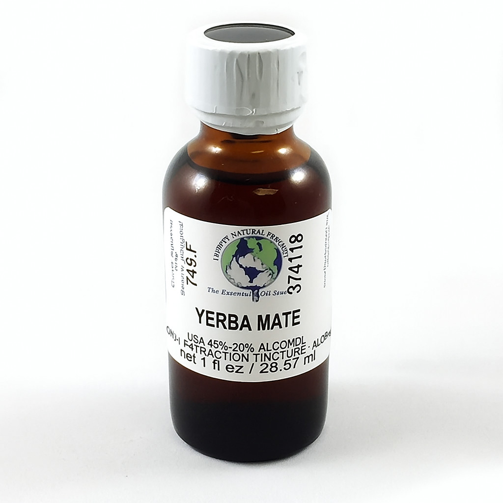 Yerba Mate Herbal Tincture, 1 oz - Premium Energy & Focus Support  Free USA SHIP