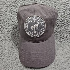 FORD BRONCO BASEBALL HAT MENS ONE SIZE GRAY STRAPBACK Adjustable Patch Car NWT B
