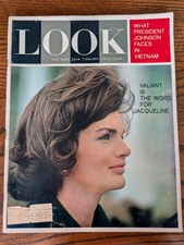 Jan 28 1964 Look Magazine Jacqueline Kennedy President Johnson Vietnam & More