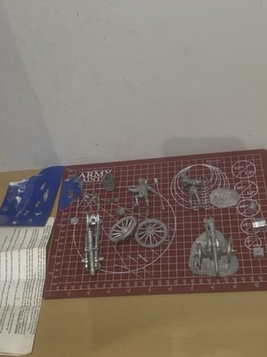 Vintage Napoleonische Ära Metall Artillerie Kanonen Modellbausätze Beschreibung lesen B1