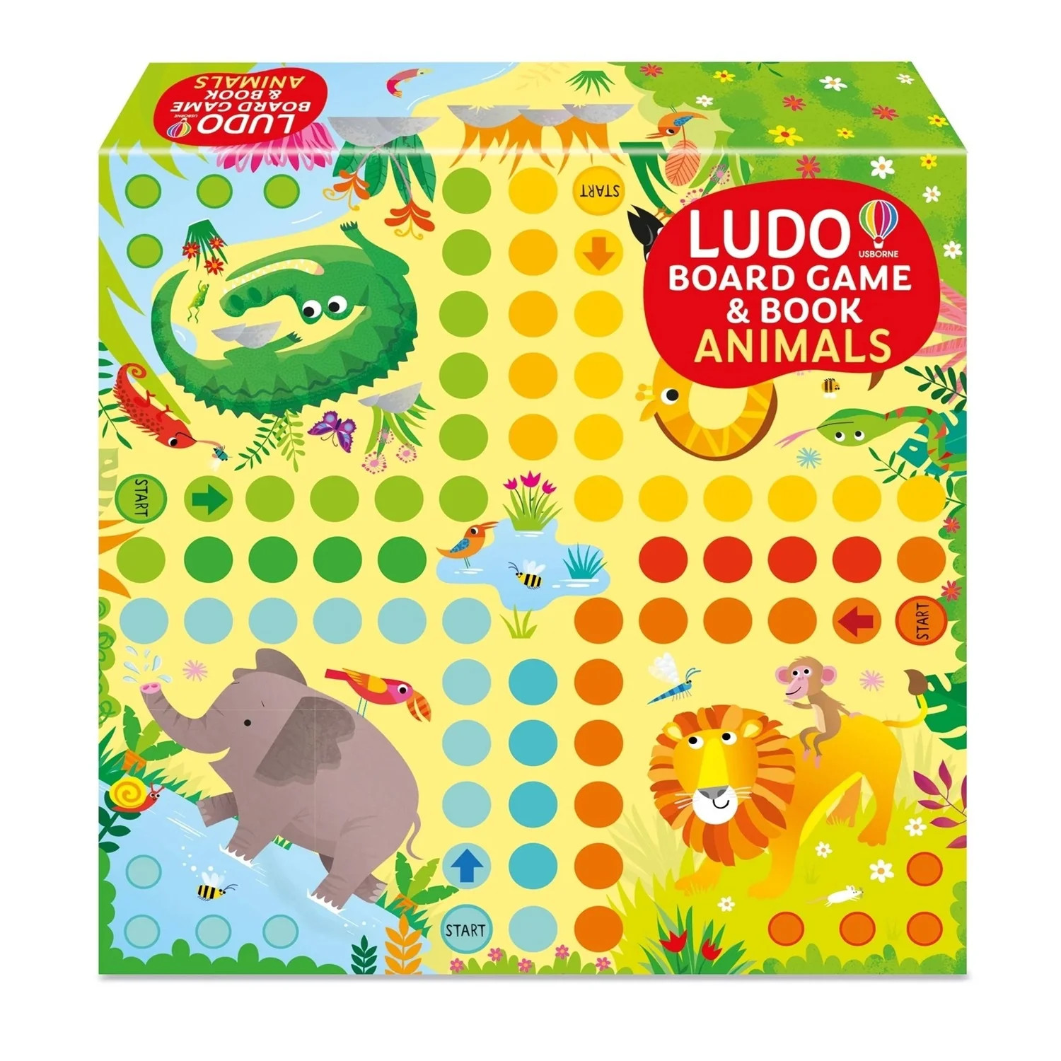 Ludo Board Game & Animals Book Set by Kirsteen Robson  Kids E | Kirsteen Robson
