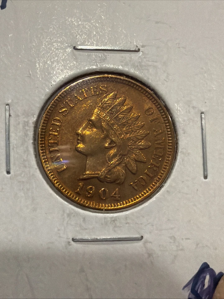 1904 Indian Head Penny BU Brilliant - Image 3 of 4