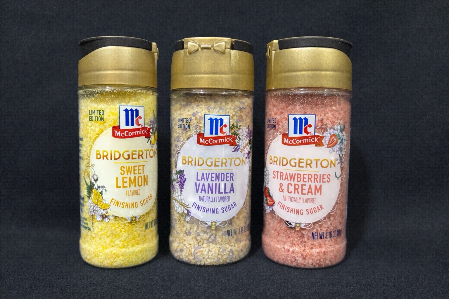 McCormick Bridgerton Finishing Sugar 3-Pack