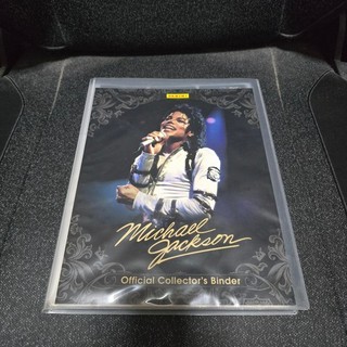Complete 2011 Panini Michael Jackson RED Base Card Set with Official Binder