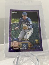 2023 Topps Chrome - Bobby Witt Jr. #176 Purple Speckle Refractor 196/299