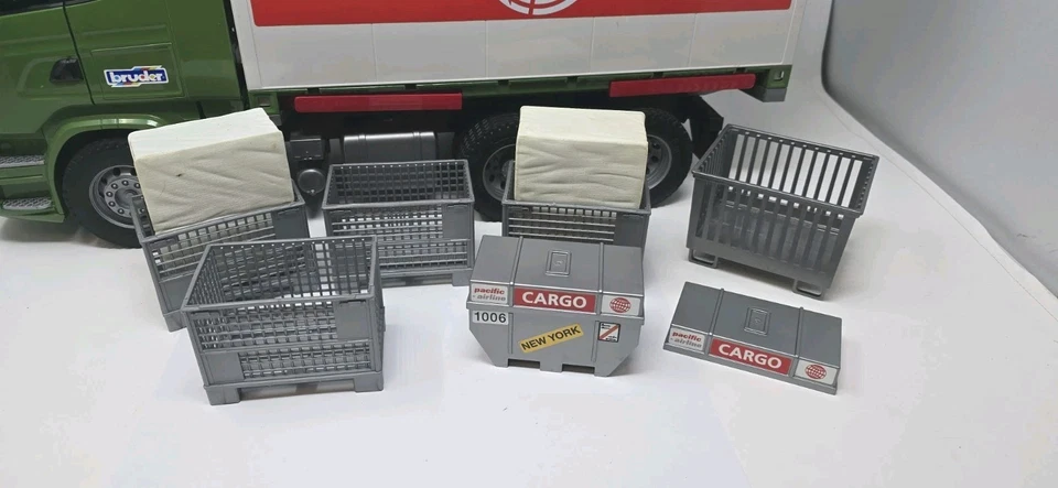 Bruder 1/16 Scania Super 560R Worldwide Logistics Truck with Shipping Containers - Image 2 of 4