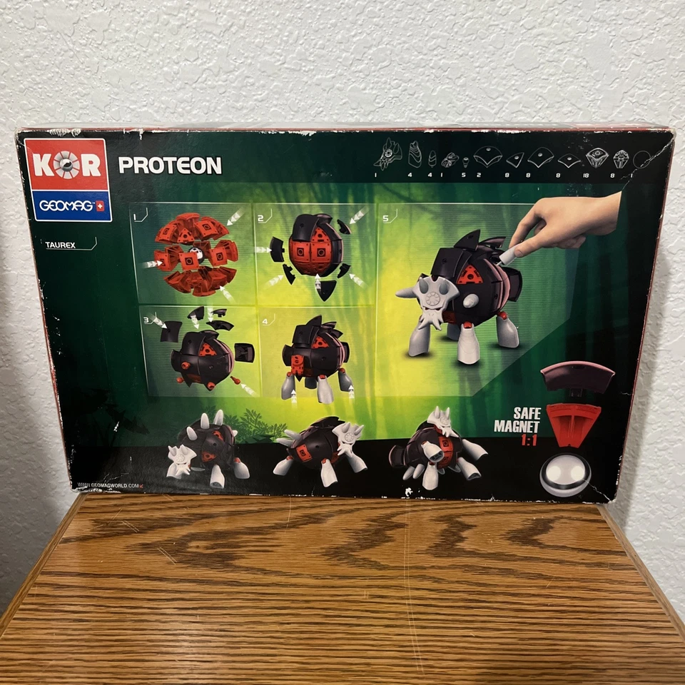 Kor Proteon Taurex, Geomag 68 Pieces Sealed - Image 2 of 2