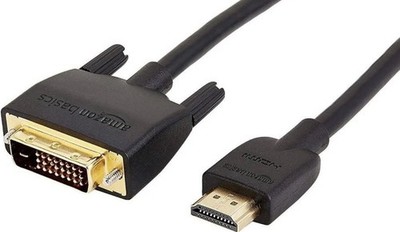 HDMI to DVI Adapter Cable 1080P 6ft HL-007347 Black
