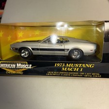 ERTL American Muscle 1/18 1973 Mustang Mach 1 Silver