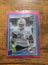 Ollie Gordon II Pink Optic Rated Rookie Dolphins NFL #218