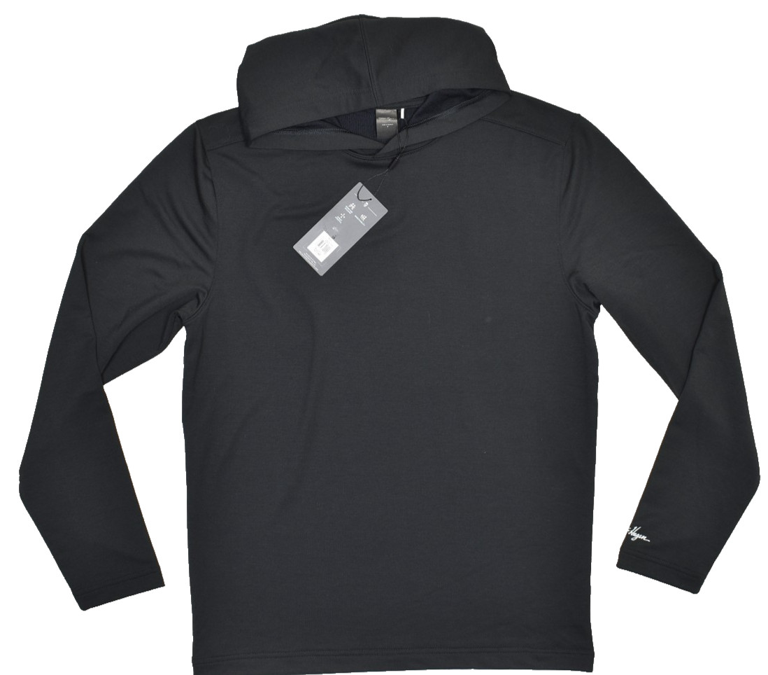 NEW Walter Hagen Men's P11 Golf Hoodie Black Regular Size S Moisture Wicking
