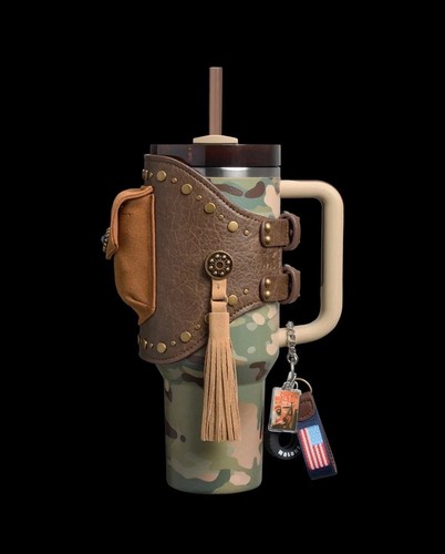 The Post Malone x Stanley Quencher Flowstate Tumbler/Pouch Belt 40 oz - In Hand